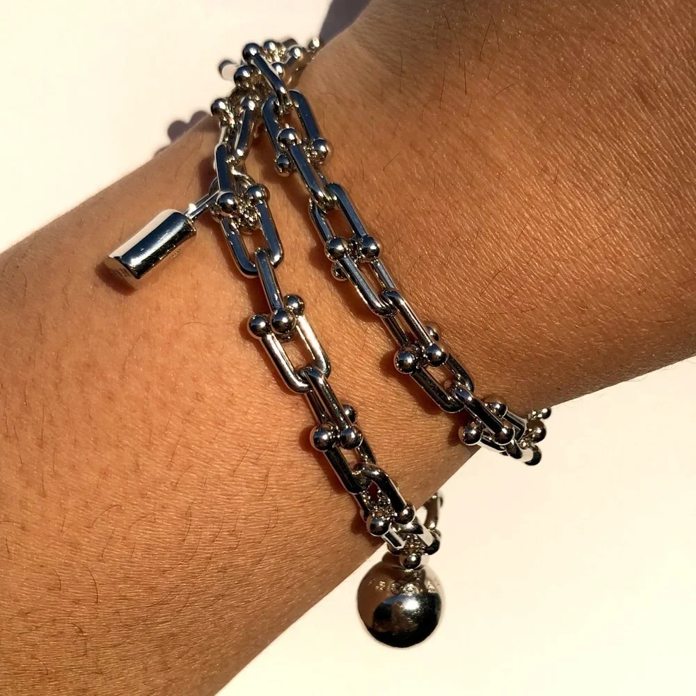 Hardware Link Small Wrap Bracelet